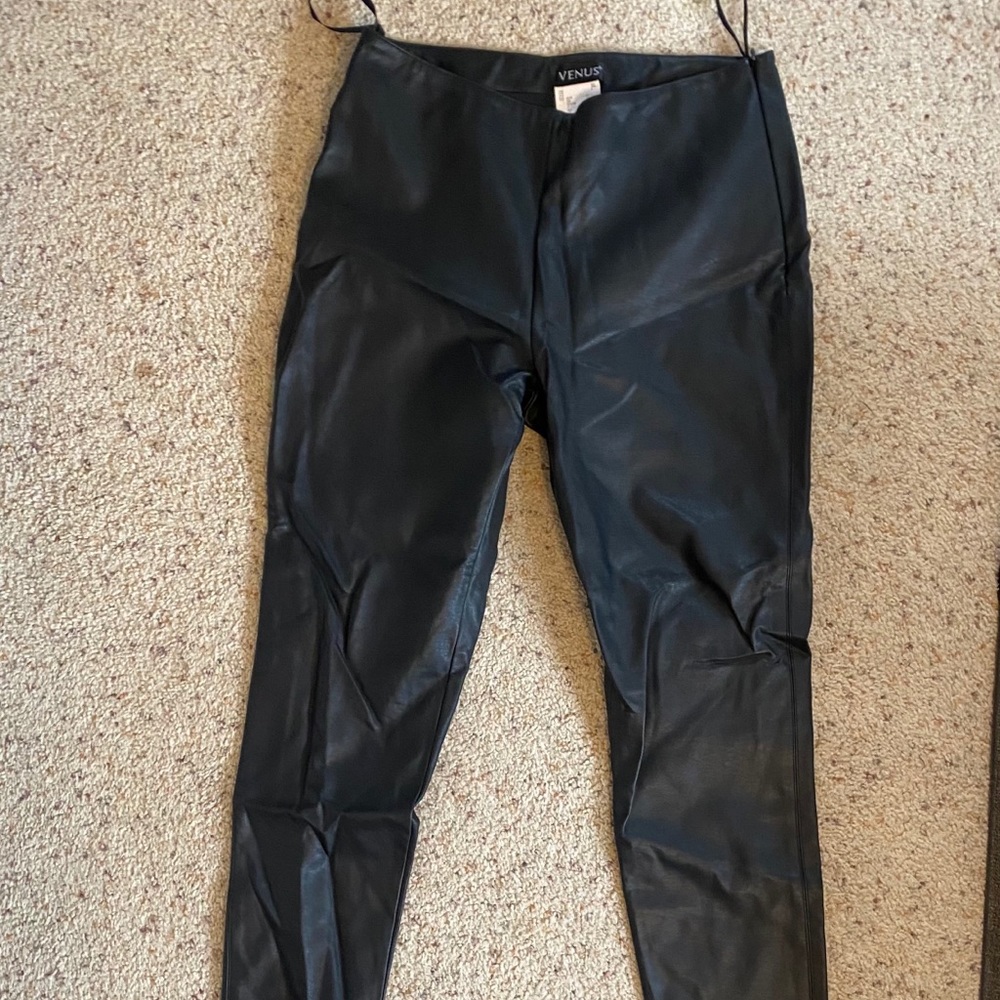 100 Polyurethane Faux Leather Pants Gem